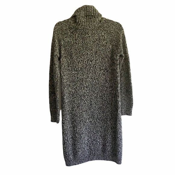 HOBBS London Cotton Turtleneck Long Sleeve Midi Sweater Dress 6 - Picture 3 of 13